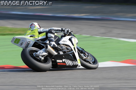 2008-05-11 Monza 0445 Superbike - Warm Up - Carlos Checa - Honda CBR1000RR